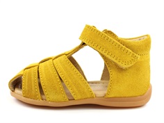 Pom Pom sandal yellow with velcro